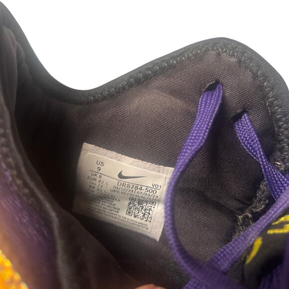 Nike Zoom LeBron NXXT Gen Lakers DR8784-500 Purple Gold Mens 9 Basketaball Shoes main image 7